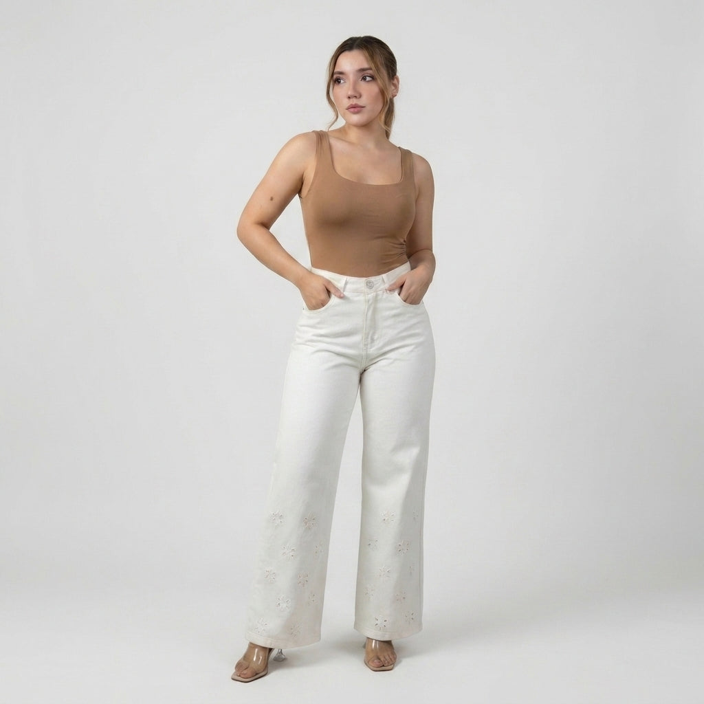 Pantalón Bordado